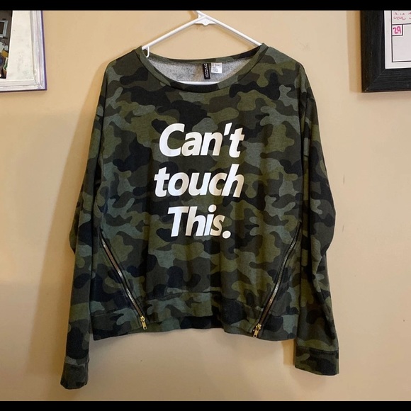 Divided Sweaters - H&M Camo Top